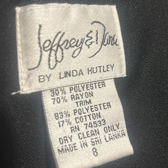 Jeffrey & Dara Vintage 80’s Tuxedo Jumpsuit - Picture 9 of 10